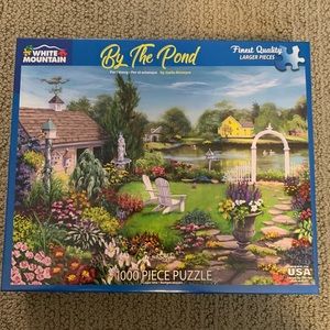 White Mountain Puzzle 1000pc By the Pond